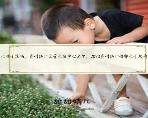 贵州代生孩子疼嗎，贵州供卵试管生殖中心名单，2023贵州供卵供卵生子机构一